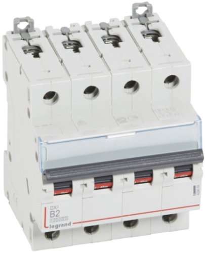 Выключатель автоматический Legrand DX3-E 10000 4п 2А B 16кА картинка